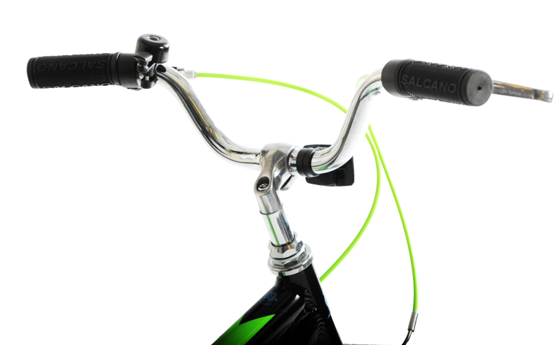 Salcano Wolf 20 Inch Wheel Kids Bike Black and Green-2